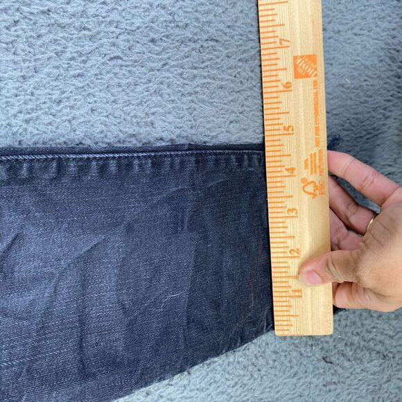 Mother Pants Women’s 26 Black The Stunner Zip Ankle Step Fray Not Guilty Grunge - Picture 8 of 14